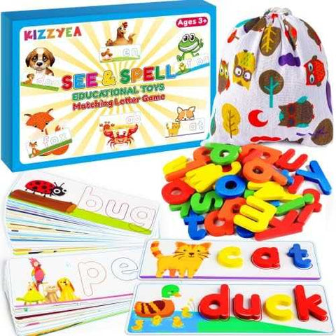 See & Spell Alphabet Matching Letter Game