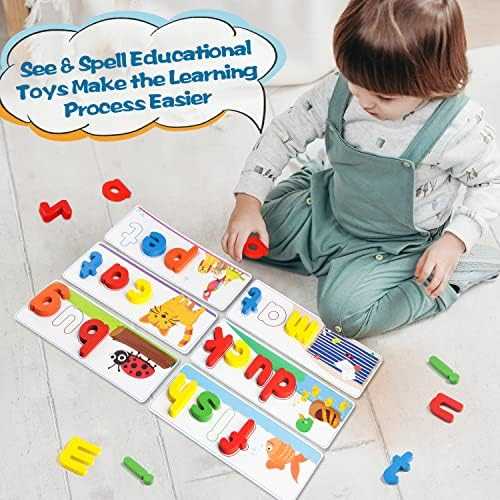See & Spell Alphabet Matching Letter Game