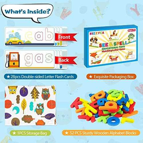 See & Spell Alphabet Matching Letter Game