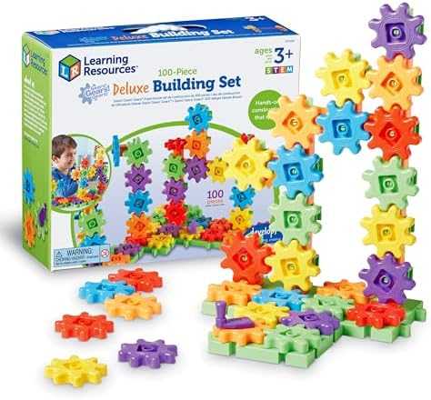Learning Resources Gears! Gears! Gears! Deluxe Building Set (100 pcs)