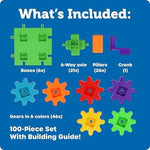 Learning Resources Gears! Gears! Gears! Deluxe Building Set (100 pcs)