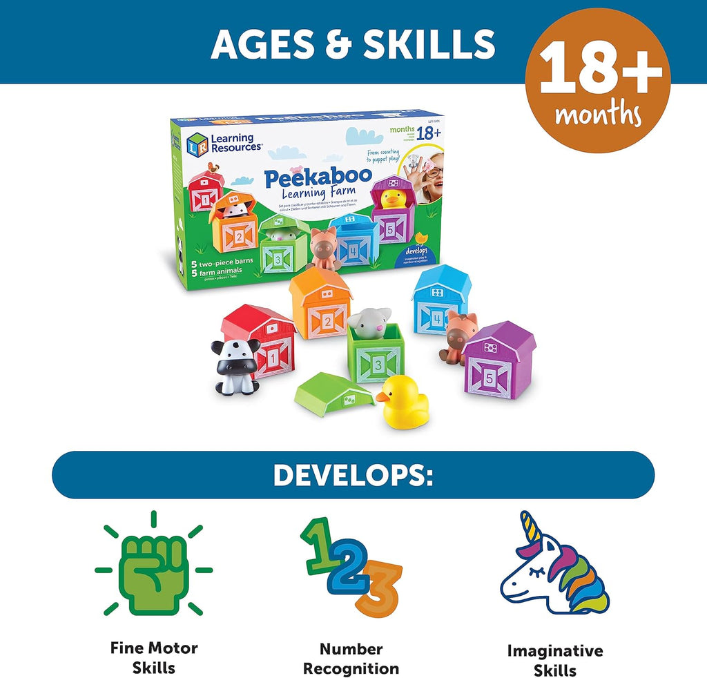 Learning Resources Peekaboo Learning Farm