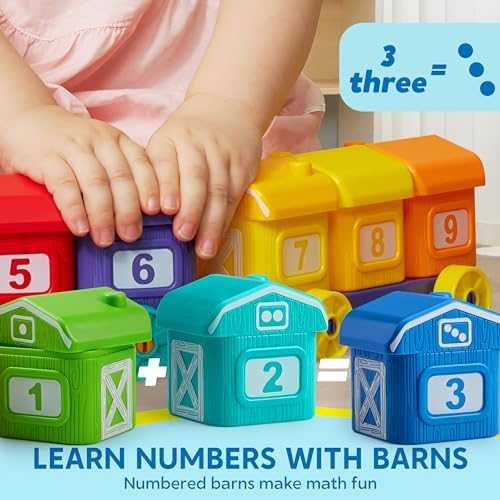 Montessori Farm Train Counting & Sorting Learning Set