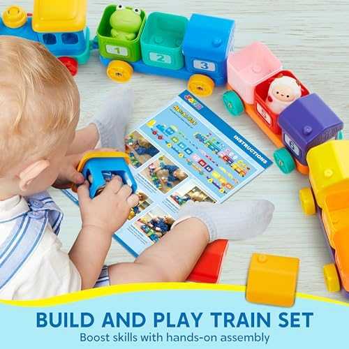 Montessori Farm Train Counting & Sorting Learning Set