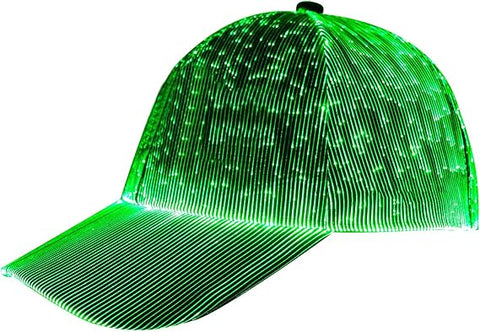 LED Cap Fiber Optic Hat EDM Baseball Caps Light Up