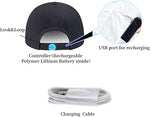 LED Cap Fiber Optic Hat EDM Baseball Caps Light Up