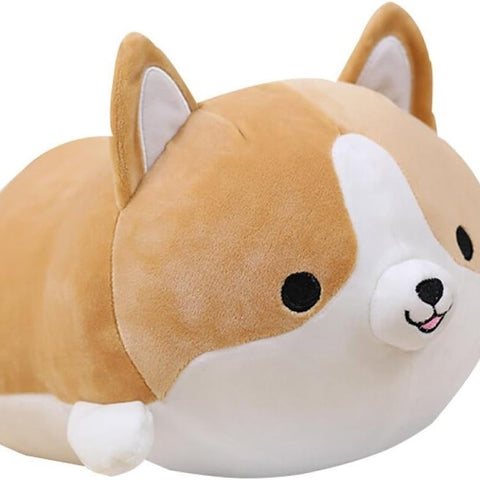 Levenkeness Corgi Dog Plush Pillow