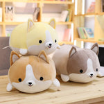 Levenkeness Corgi Dog Plush Pillow