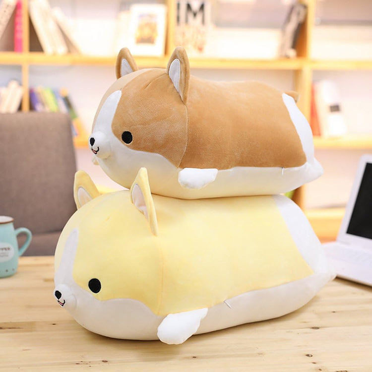 Levenkeness Corgi Dog Plush Pillow