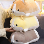 Levenkeness Corgi Dog Plush Pillow