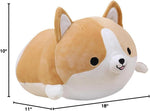 Levenkeness Corgi Dog Plush Pillow
