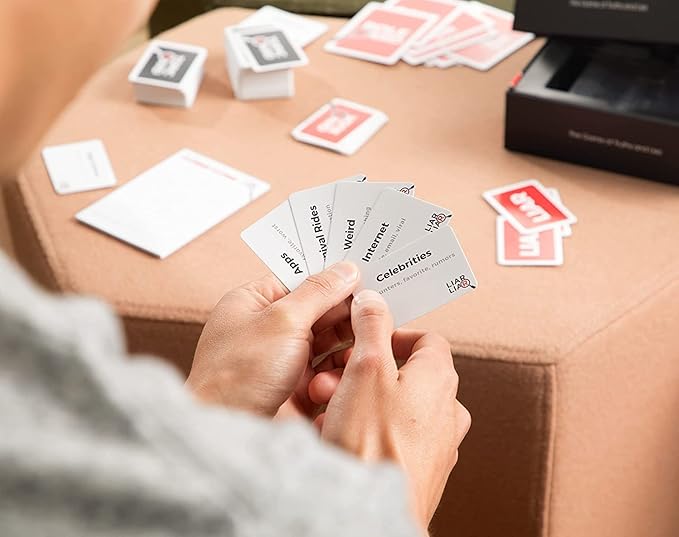 LIAR LIAR Party Game - The Family Card Game of Truths and Lies