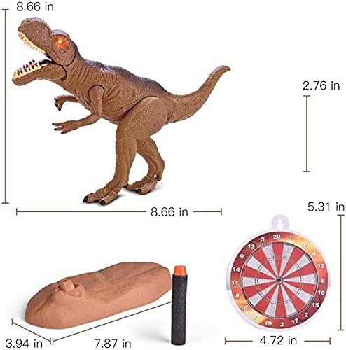 Liberty Imports Dino Planet Dinosaur Foam Dart Gun T-Rex Toy