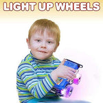 Light-Up Monster Truck Push-and-Go Cars (2-Pack)
