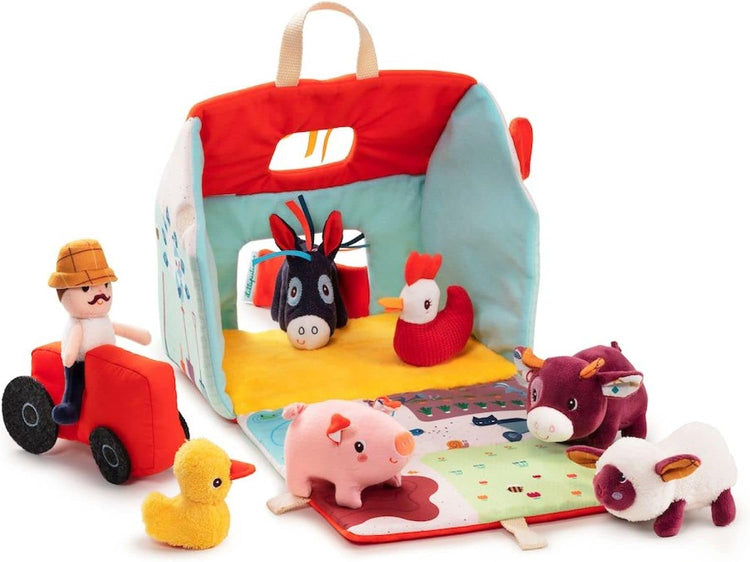 Lilliputiens My First Farm - Soft Animal Playset for Toddlers