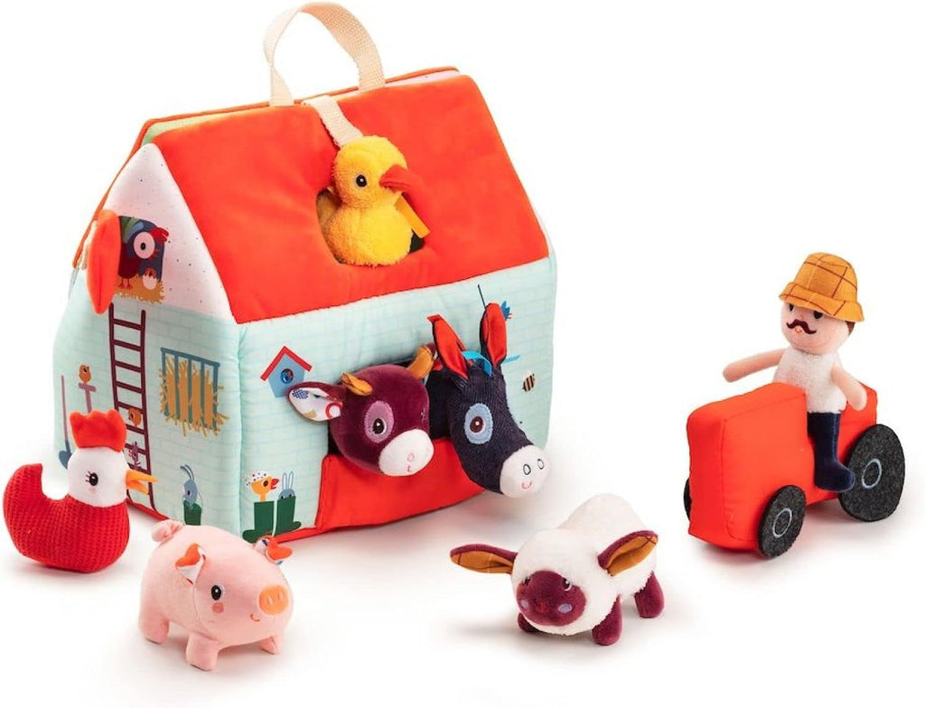 Lilliputiens My First Farm - Soft Animal Playset for Toddlers