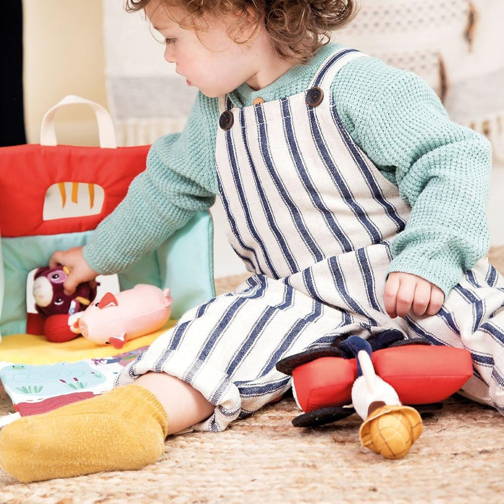 Lilliputiens My First Farm - Soft Animal Playset for Toddlers