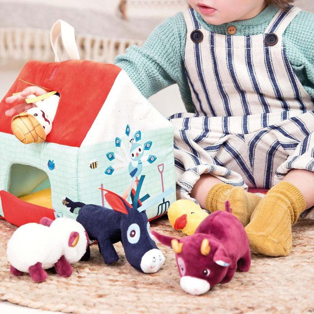 Lilliputiens My First Farm - Soft Animal Playset for Toddlers