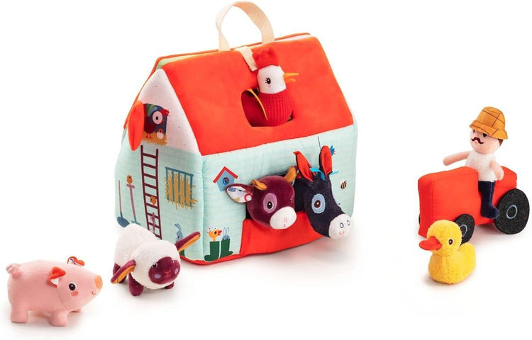 Lilliputiens My First Farm - Soft Animal Playset for Toddlers