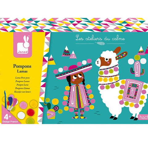 Llama Pom Poms - Easy stick on decorating