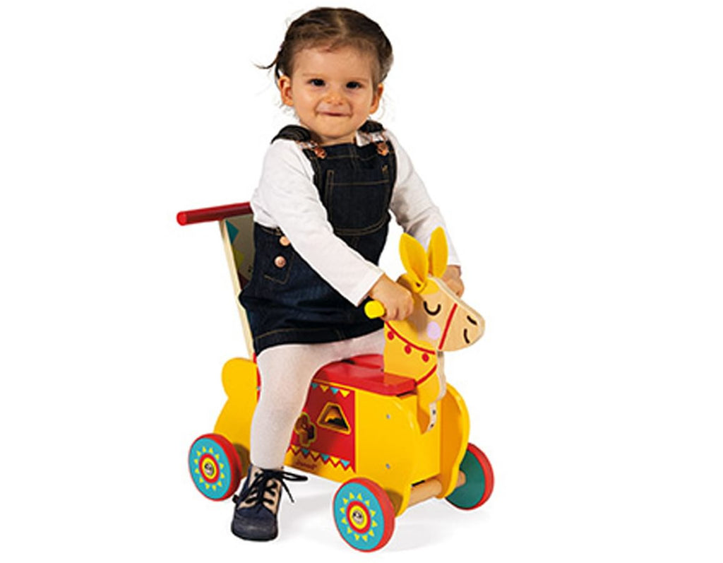 Llama Ride On - With Colorful Shape Sorter!