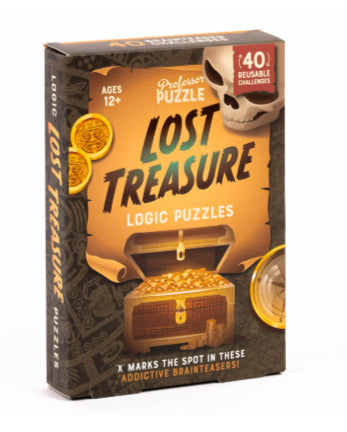 Lost Treasure - Action-Packed Reusable Logic Puzzle Card Set