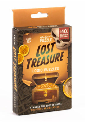 Lost Treasure - Action-Packed Reusable Logic Puzzle Card Set