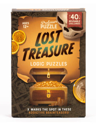 Lost Treasure - Action-Packed Reusable Logic Puzzle Card Set