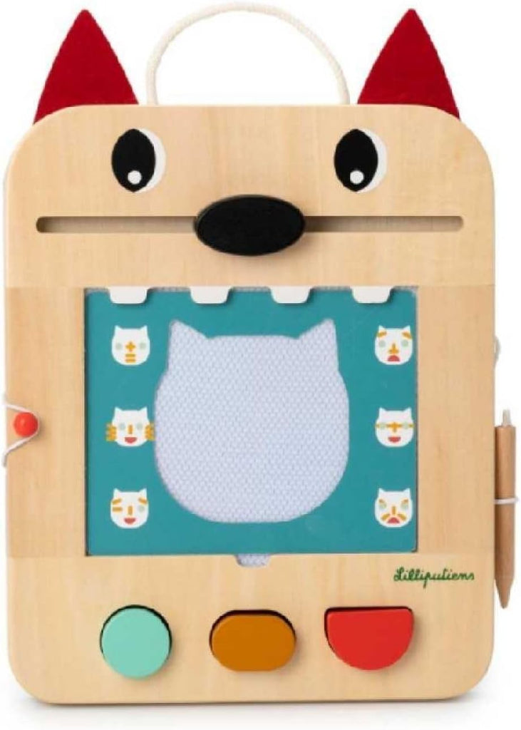 LILLIPUTIENS Louis Magic Slate - 6 Cards and Wooden Pencil