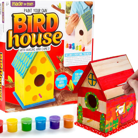 Made By Me Build & Paint Your Own Wooden Bird House Horizon Group USA