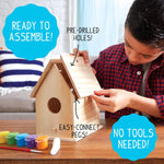 Made By Me Build & Paint Your Own Wooden Bird House Horizon Group USA