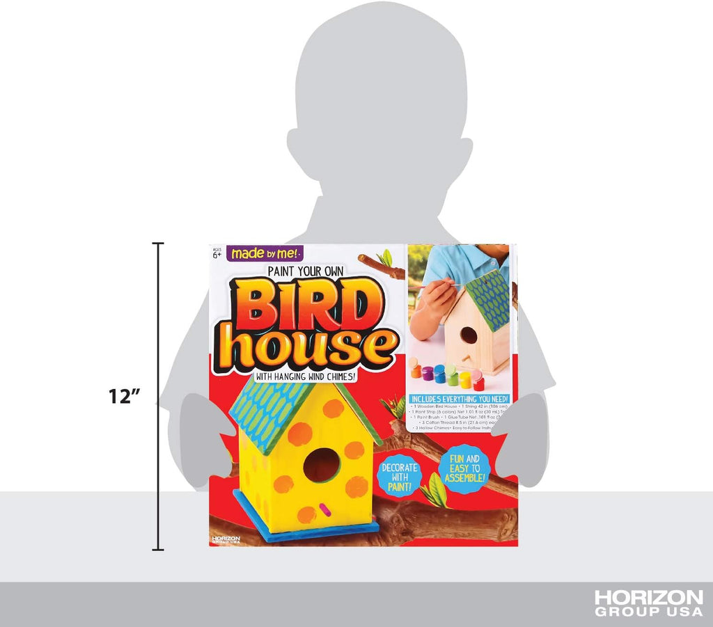 Made By Me Build & Paint Your Own Wooden Bird House Horizon Group USA