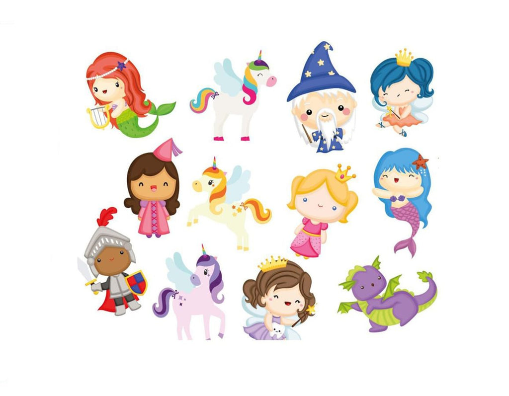 Magical Creatures - Bath Time Stickers