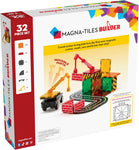 MAGNA-TILES Builder 32-Piece Magnetic Construction Set