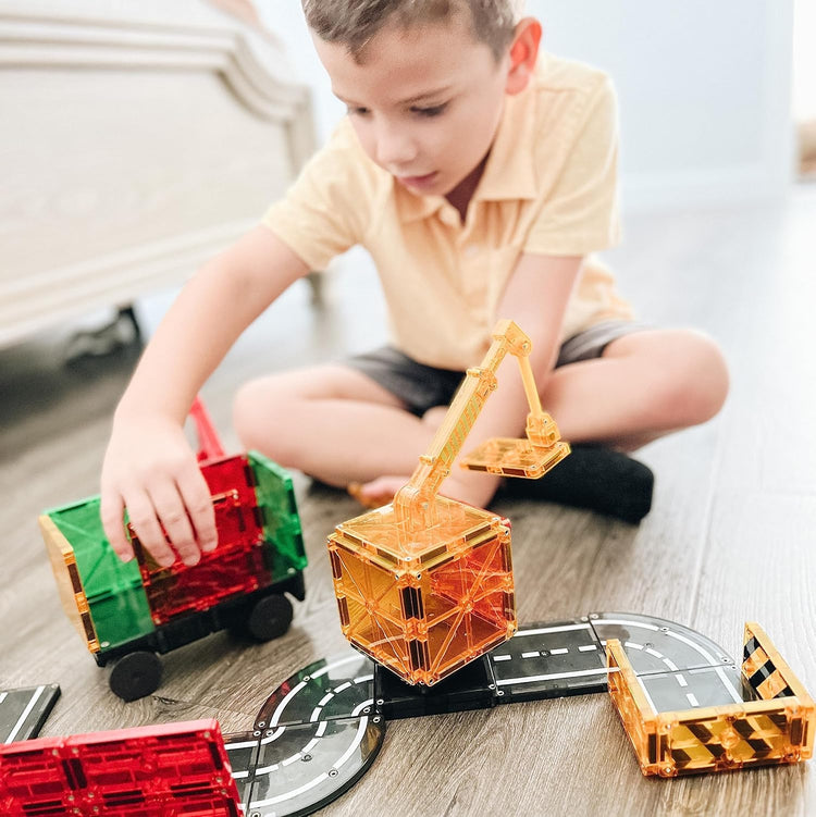 MAGNA-TILES Builder 32-Piece Magnetic Construction Set