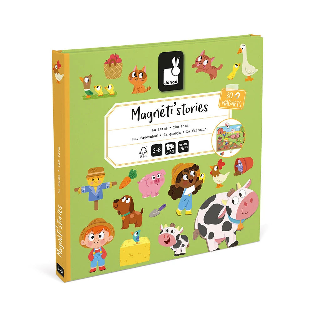 Janod The Farm Magneti'Stories - 30-Piece Farm Adventures