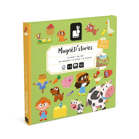 Janod The Farm Magneti'Stories - 30-Piece Farm Adventures