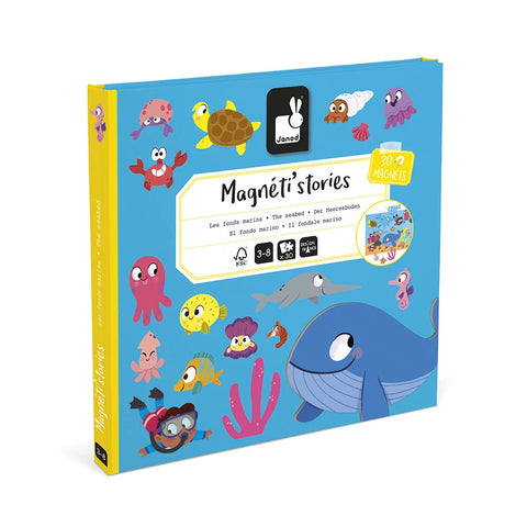 Janod The Seabed Magneti'Stories - 30-Piece Ocean Adventures