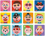 Janod Magneti'Book Crazy Faces - 83-Piece Creative Face Game