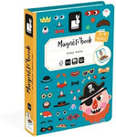 Janod Magneti'Book Crazy Faces - 83-Piece Creative Face Game