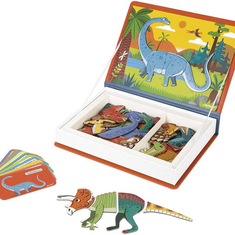Janod Dinosaurs Magneti'Book - Magnetic Dino Mix-And-Match