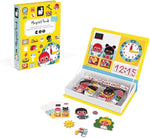 Janod Magneti'Book Tell Time - 75 Magnets & 8 Double-Sided Cards