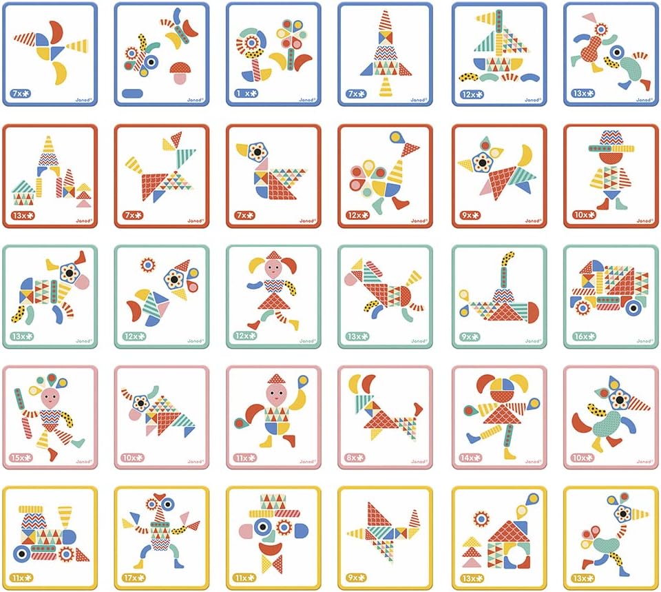 Janod Moduloform Magneti'Book - 43 Magnets and 30 Cards