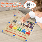 Magnetic Color and Number Maze