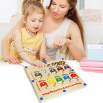 Magnetic Color and Number Maze