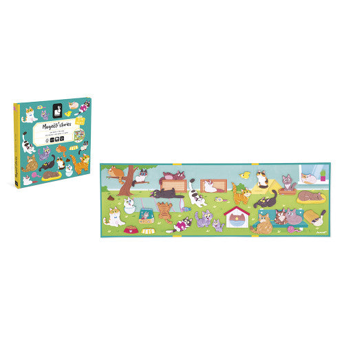 Janod Magneti'Stories Cats - 30 Magnets for Creative Story Play
