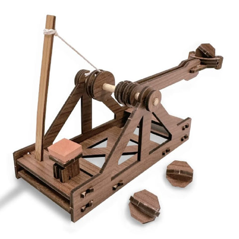 Make A Mini Catapult - DIY Catapult for Kids