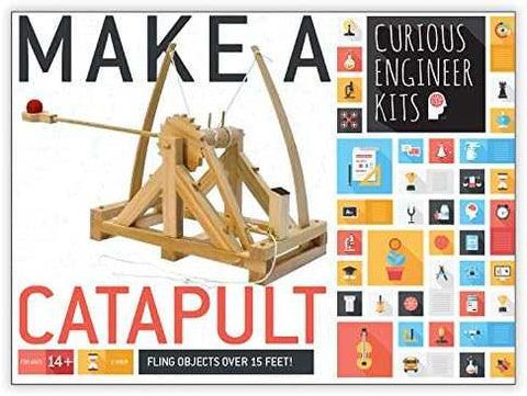 Wooden Catapult Kit - Build Da Vinci'S Classic Launcher