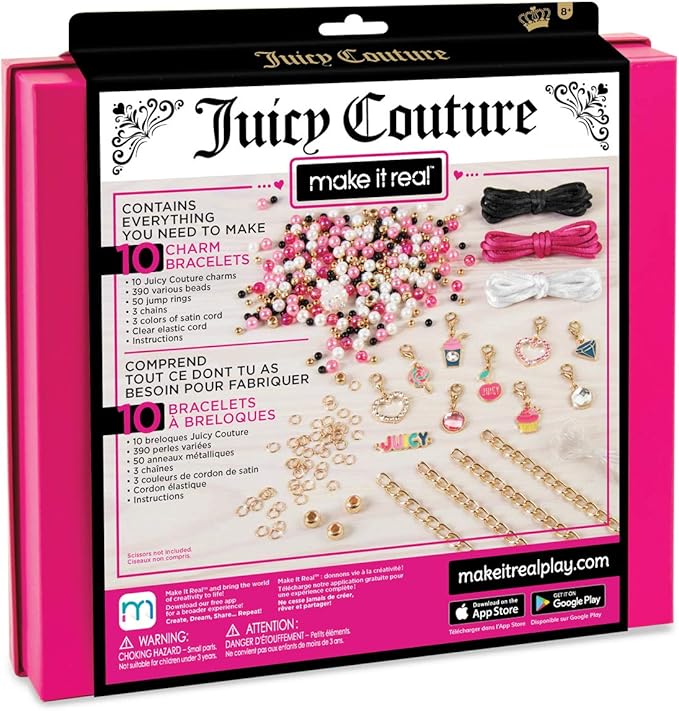 Make It Real - Juicy Couture Pink and Precious Bracelets
