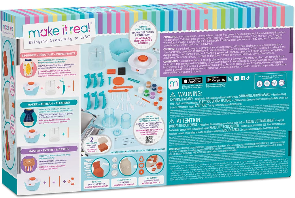 Make It Real: Mini Pottery Studio Deluxe Set
